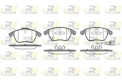 Brake Pad Set, disc brake VAG - 1K0 698 151