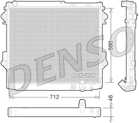 Radiator, engine cooling -