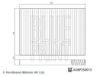 Filter, cabin air TESLA - 1072736-00-B