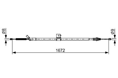 Cable Pull, parking brake -