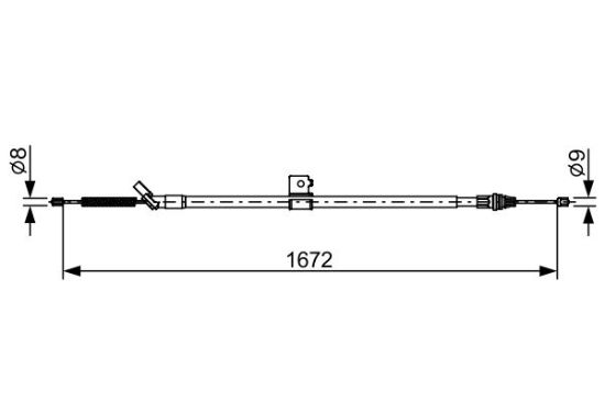 Cable Pull, parking brake -