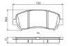 Brake Pad Set, disc brake NISSAN - AY040 NS132