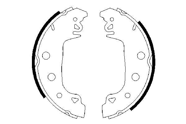 Brake Shoe Set -
