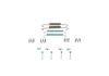 Accessory Kit, parking brake shoes -