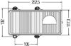 Headlight tuleelement H1+H1 vasak