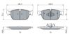 Brake Pad Set, disc brake VOLVO - 31445975
