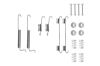 Accessory Kit, brake shoes -