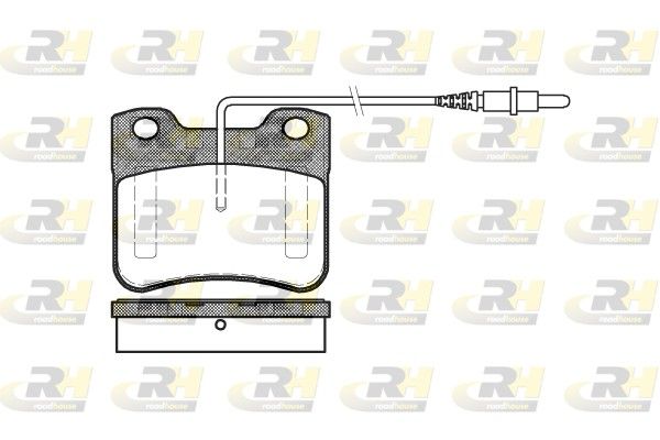 Brake Pad Set, disc brake Peugeot 106 91-96 esim. Brake Pad Set, disc brake Peugeot 106 91-96 esim.