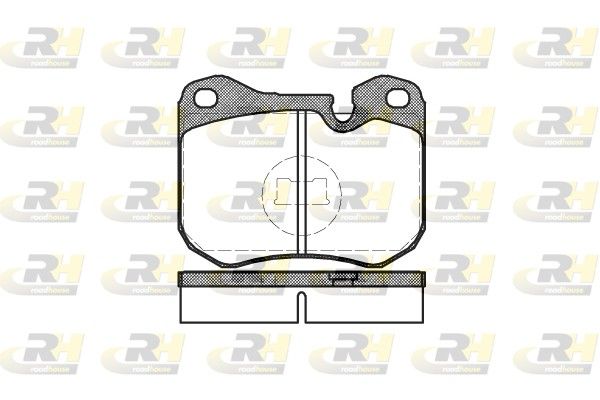 Brake Pad Set, disc brake Porsche 924,928,944 77-90 esi