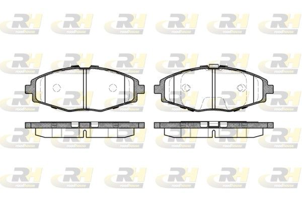 Brake Pad Set, disc brake GENERAL MOTORS - 96316582