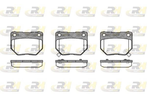 Brake Pad Set, disc brake Nissan 300ZX 90-95 tagum.