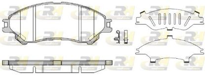 Brake Pad Set, disc brake SUZUKI - 55810-61M02