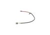 Warning Contact, brake pad wear -