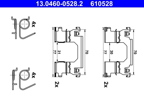 Accessory Kit, disc brake pad - Accessory Kit, disc brake pad -
