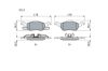 Brake Pad Set, disc brake FORD - 1 064 230