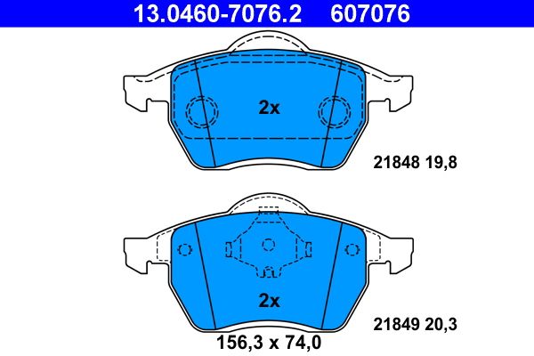 Brake Pad Set, disc brake -