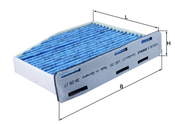 Filter, cabin air VW Golf V, VI, JZW819653B