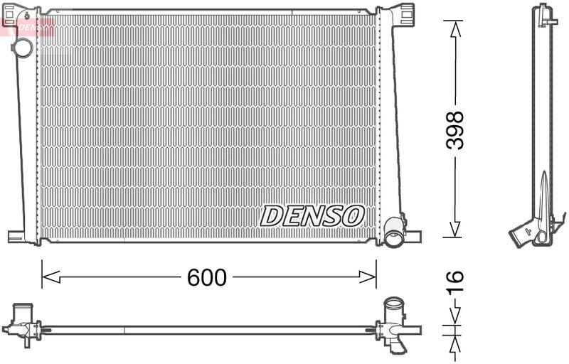Radiator, engine cooling -