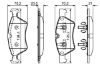 Brake Pad Set, disc brake MERCEDES-BENZ - 164 420 26 20