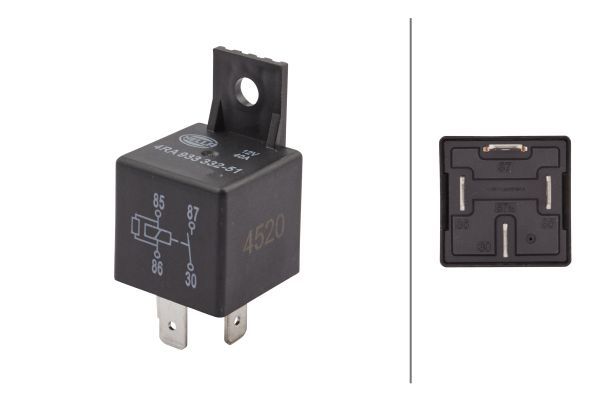 Relay, main current -