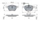 Brake Pad Set, disc brake VAG - 7M3 698 151