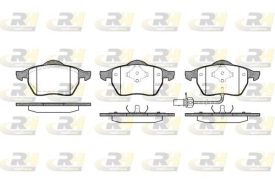 Brake Pad Set, disc brake VW Sharan,Galaxy,Alhambra 00-