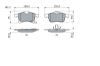 Brake Pad Set, disc brake GENERAL MOTORS - 93189698