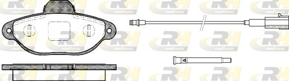 Brake Pad Set, disc brake FIAT - 77362479