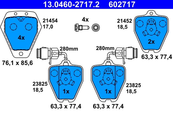 Brake Pad Set, disc brake -