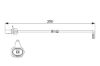 Warning Contact, brake pad wear VAG - 4H0 615 121 H