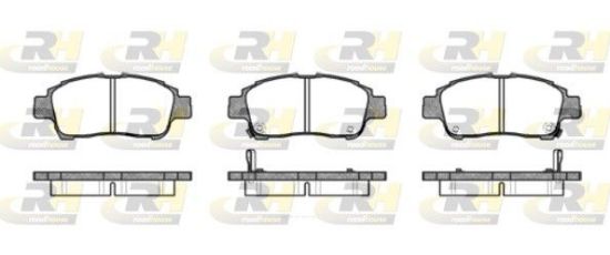 Brake Pad Set, disc brake TOYOTA - 04465-YZZCJ
