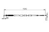 Cable Pull, parking brake -