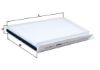 Filter, cabin air MERCEDES-BENZ - 211 830 00 03