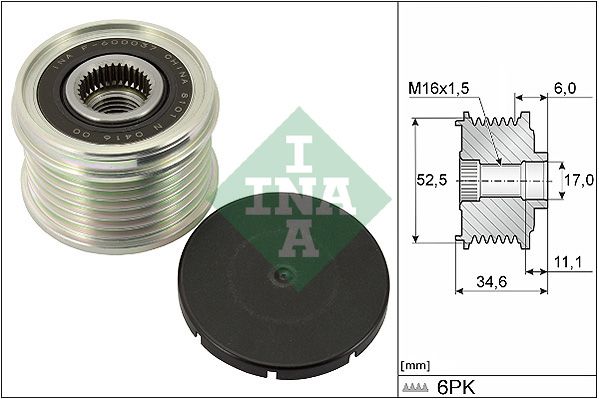 Alternator Freewheel Clutch -