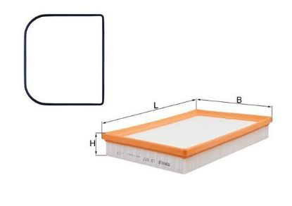 Air Filter VAG - 036 129 620 D