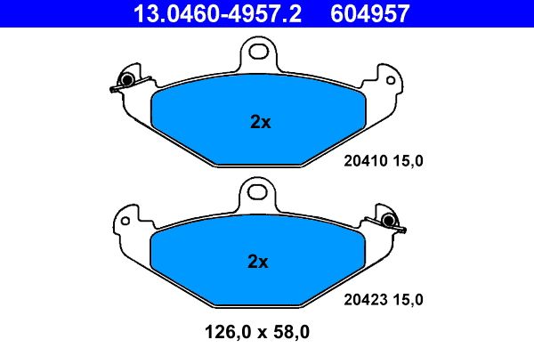 Brake Pad Set, disc brake -
