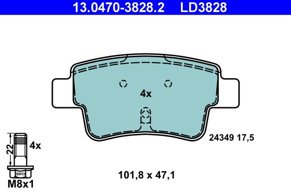 Brake Pad Set, disc brake -