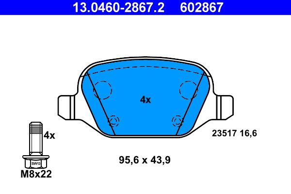 Brake Pad Set, disc brake -