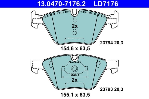 Brake Pad Set, disc brake -