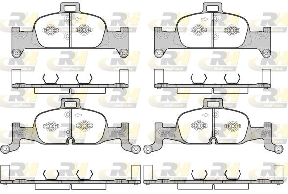 Brake Pad Set, disc brake VAG - 8W0 698 151AD Brake Pad Set, disc brake VAG - 8W0 698 151AD
