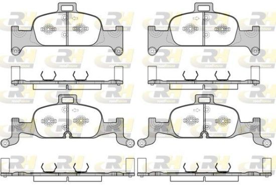 Brake Pad Set, disc brake VAG - 8W0 698 151AD