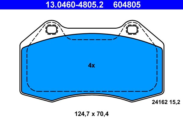 Brake Pad Set, disc brake -