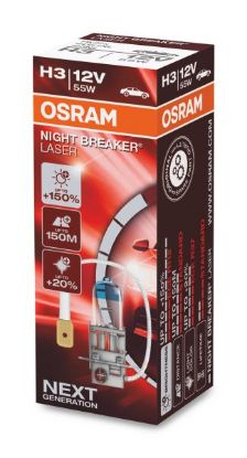 Bulb, spotlight H3 Night Breaker Laser 55W 1tk.
