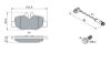 Brake Pad Set, disc brake MERCEDES-BENZ - 006 420 44 20