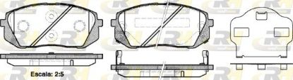 Brake Pad Set, disc brake KIA - 58101-B2A90