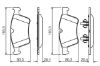 Brake Pad Set, disc brake M-CLASS (W164), R-CLASS