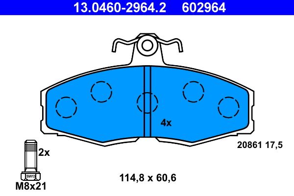 Brake Pad Set, disc brake -