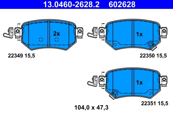 Brake Pad Set, disc brake -