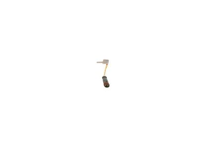 Warning Contact, brake pad wear -