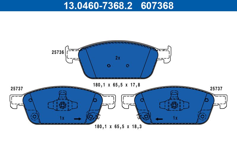 Brake Pad Set, disc brake -